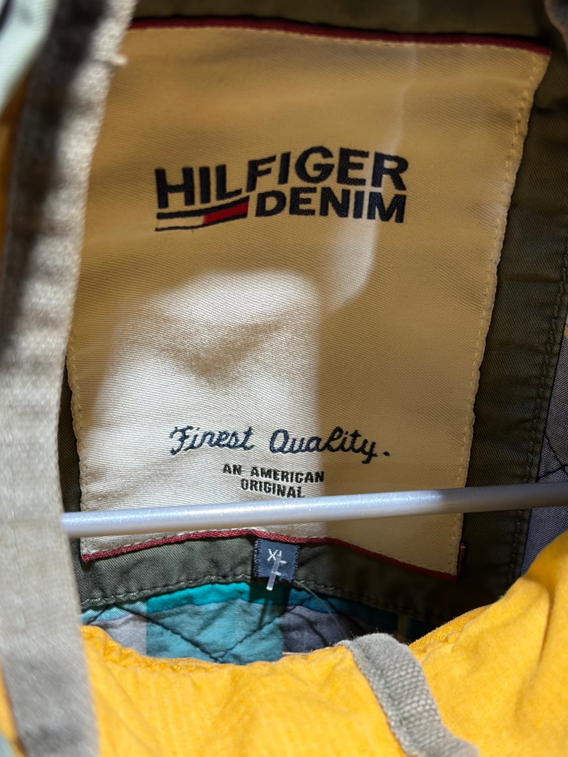 XL 타미힐피거 아메리칸 4포켓 패치로고 카키 야상 상품이미지5