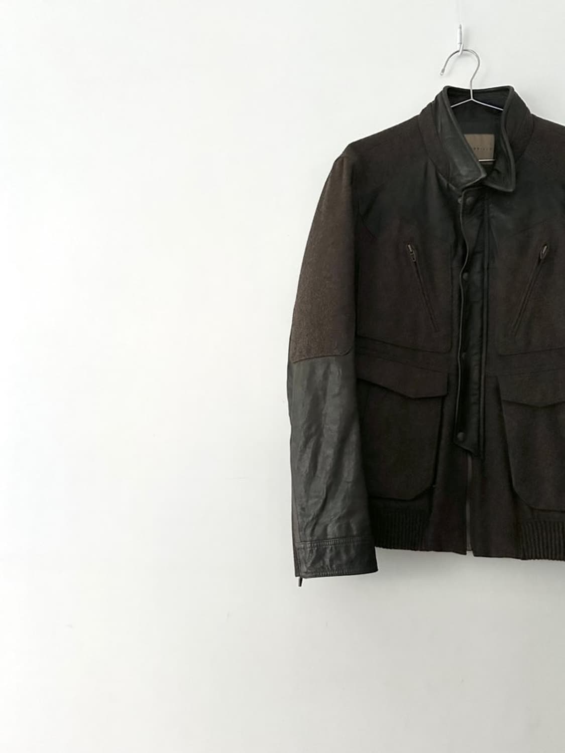 CHRIS. CHRISTY Urban leather zip jacket  상품이미지2