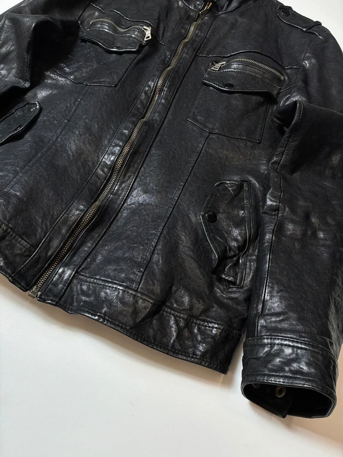 Selected 00's 이태리 양가죽 트러커 자켓 PN8550 상품이미지3