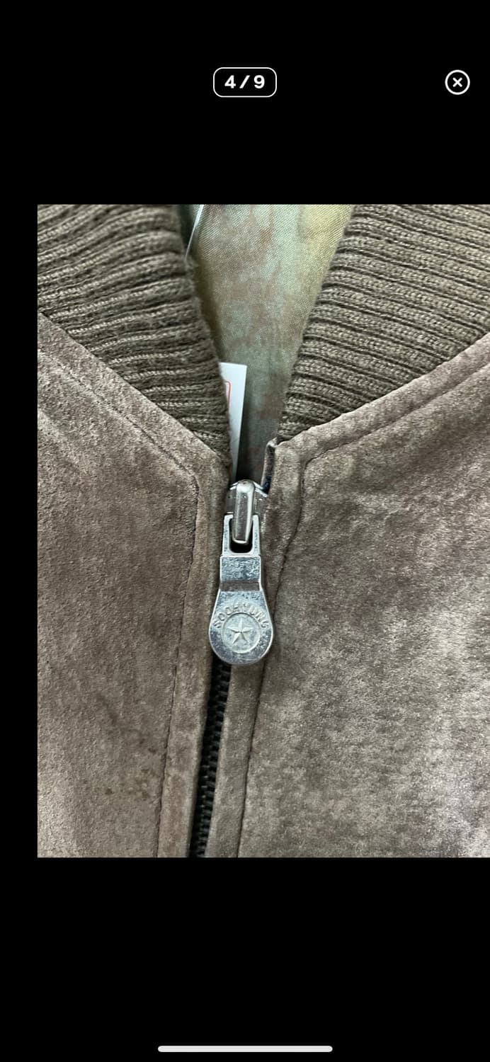 빈티지 트로피 클럽 스웨이드 봄버 자켓 A2791 상품이미지4