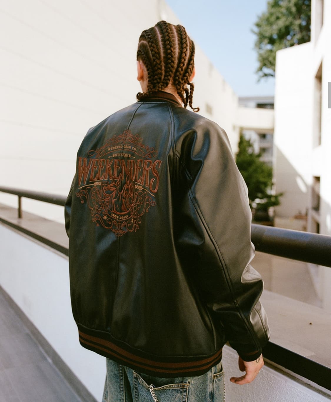 위켄더스 BOUTIQUE LEATHER JACKET (BLACK) 상품이미지1