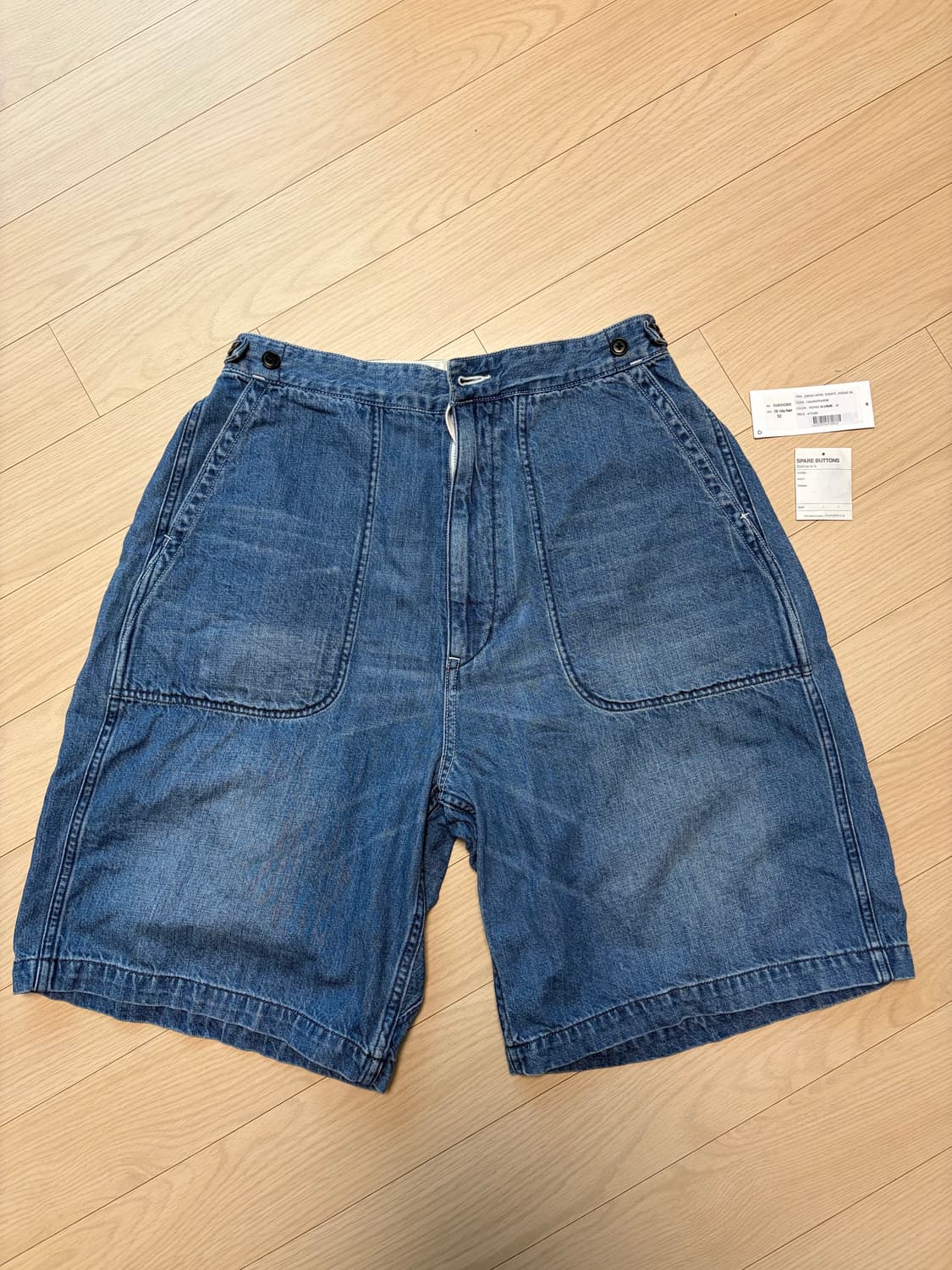 [32] 나나미카 데님 워크 쇼츠 반바지 상품이미지1