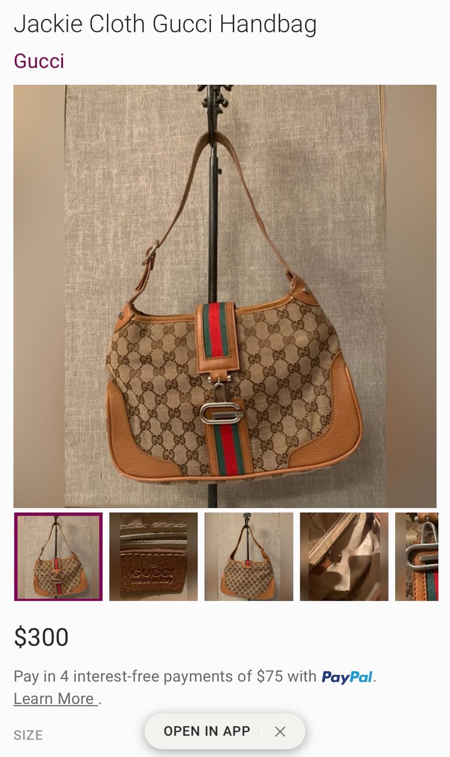 GUCCI 구찌 재키백 상품이미지3