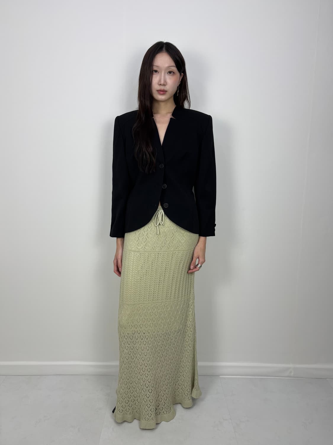 COLLARLESS PANEL JACKET 상품이미지5