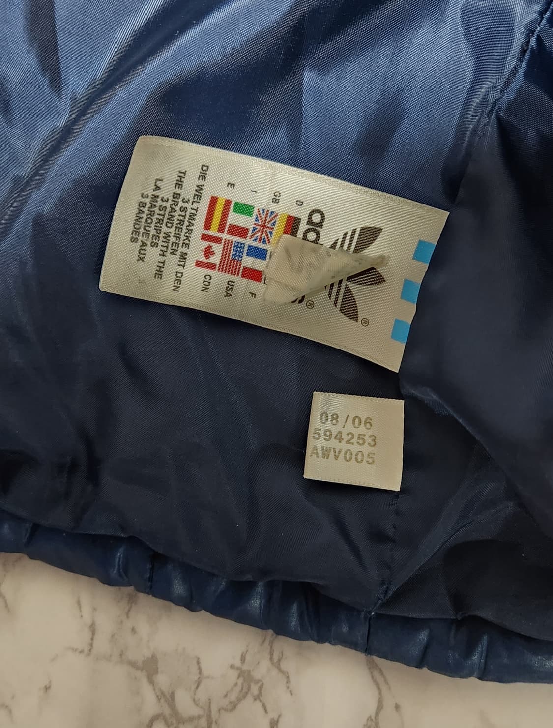 아디다스 삼선 빅로고 올드스쿨 경량 점퍼 자켓 상품이미지8