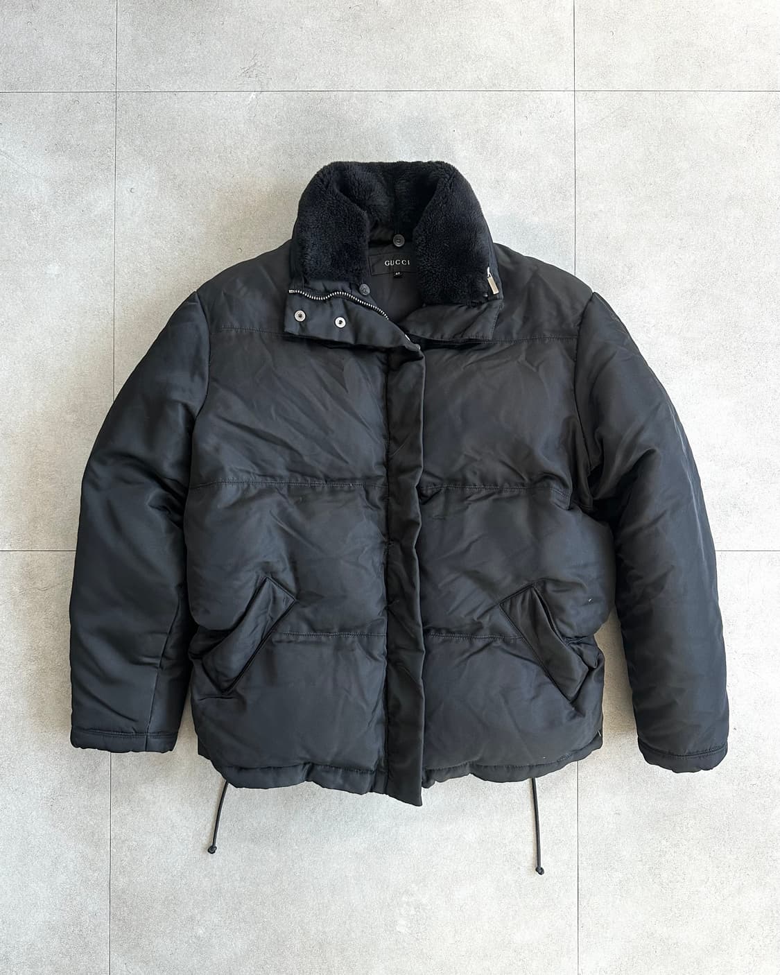 구찌 1998 톰포드 아카이브 시어링 구스다운 봄버 상품이미지1