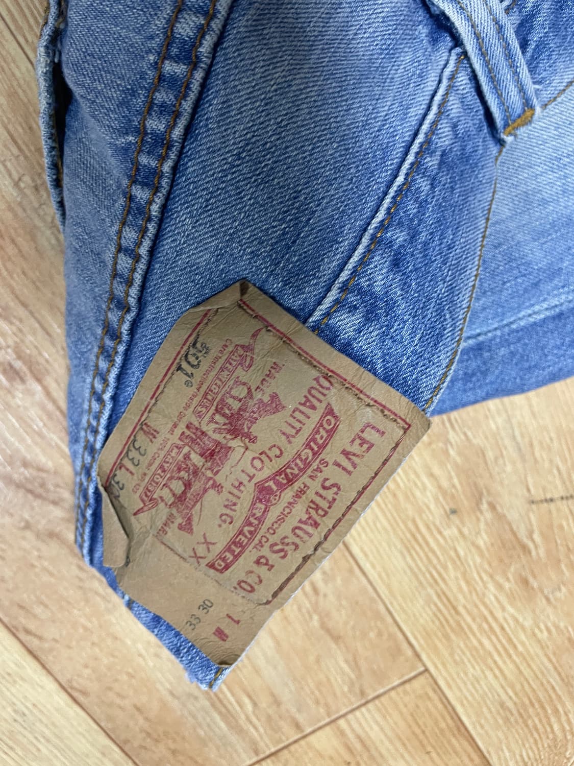 빈티지 리바이스 501  33x30 (실제 31정도) 상품이미지6