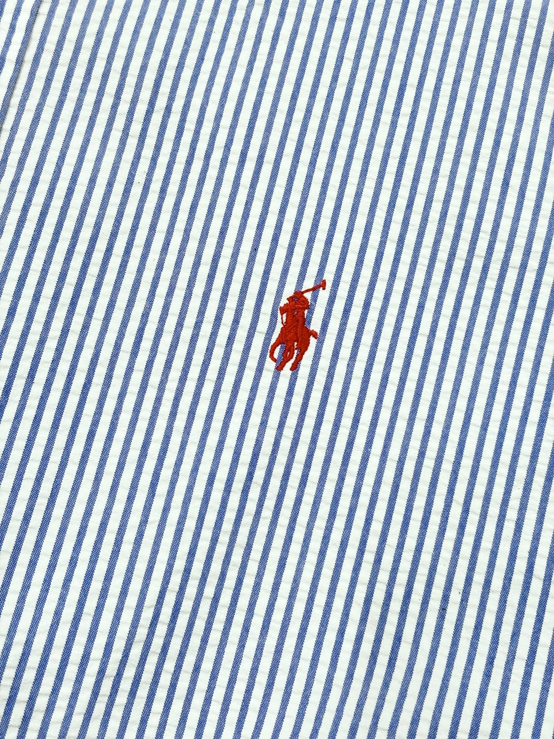 Polo 폴로랄프로렌 시어서커 반팔 셔츠 상품이미지3