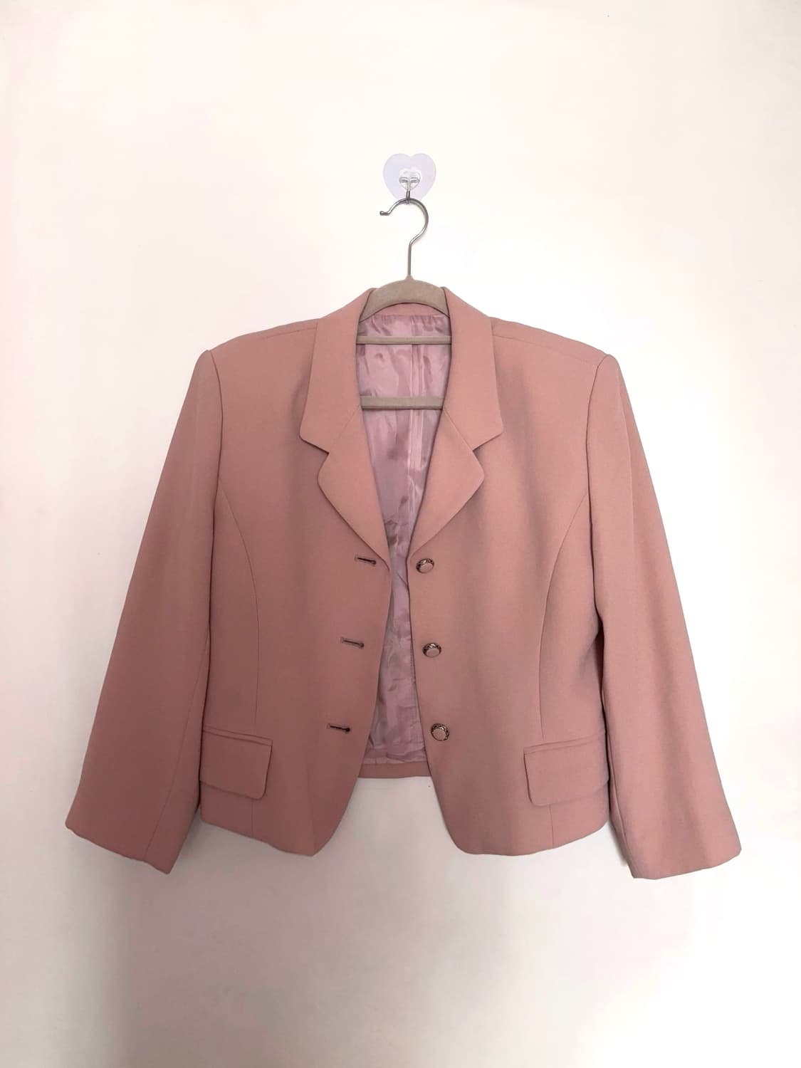 스나계 하객룩 핑크 숏자켓 상품이미지3