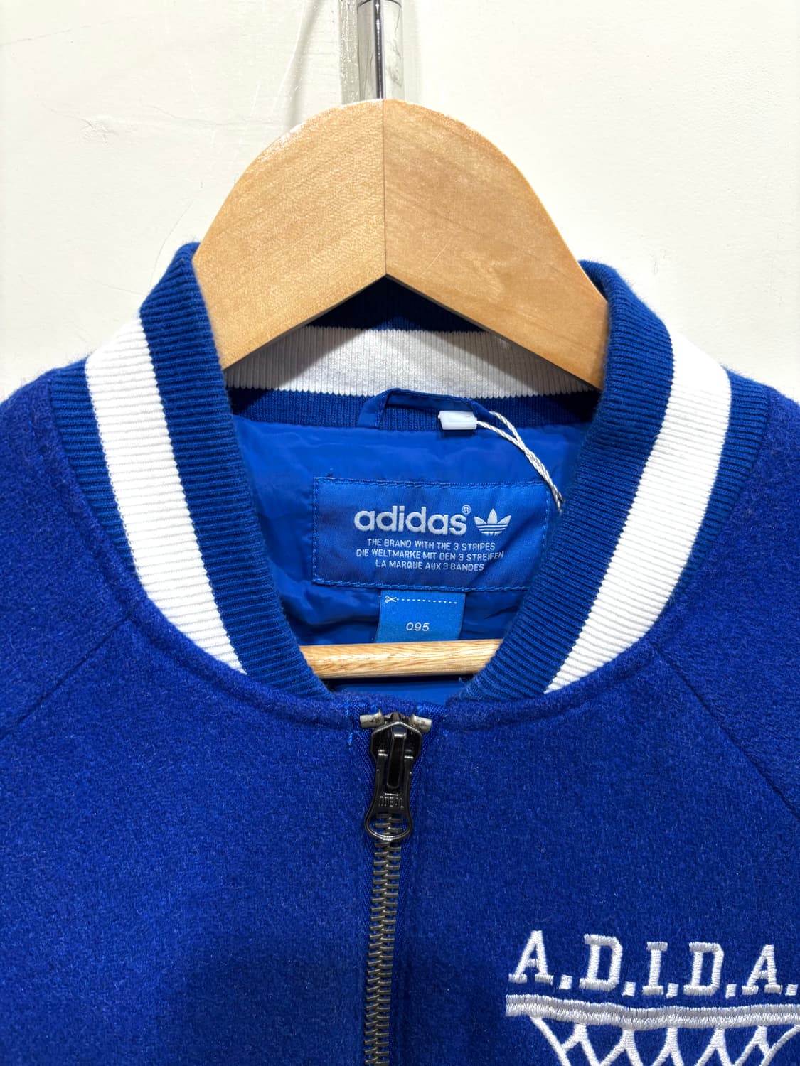 아디다스 ADIDAS 블루 바시티 자켓 72 상품이미지6