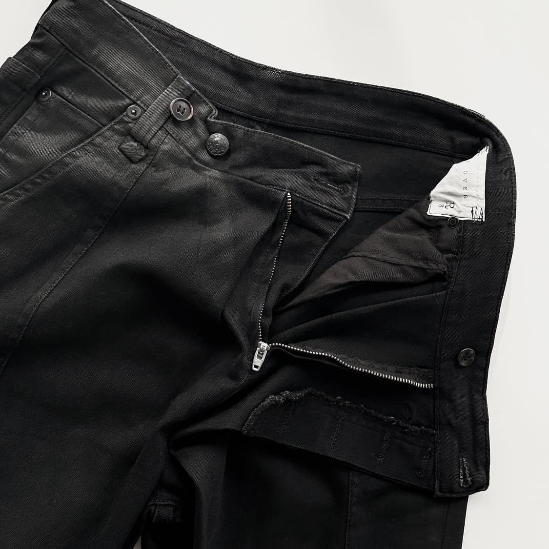 R13 크로스오버 블랙 왁싱 진 상품이미지2