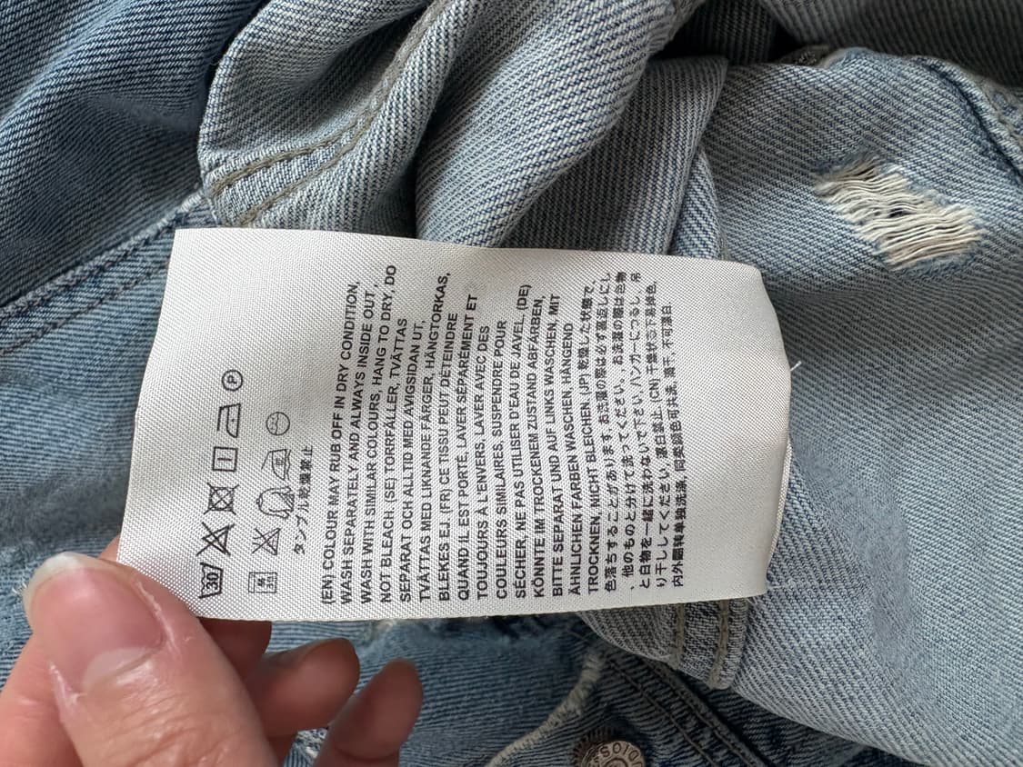 Acne Studios 트레스드 데님 자켓 38 상품이미지6