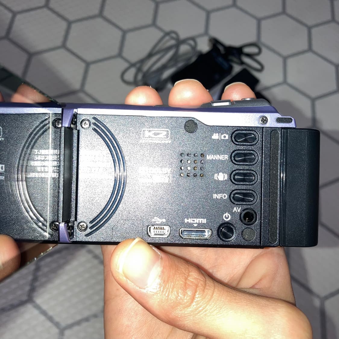 JVC GZ-E345-v 바이올렛 연보라 빈티지 캠코더 상품이미지8