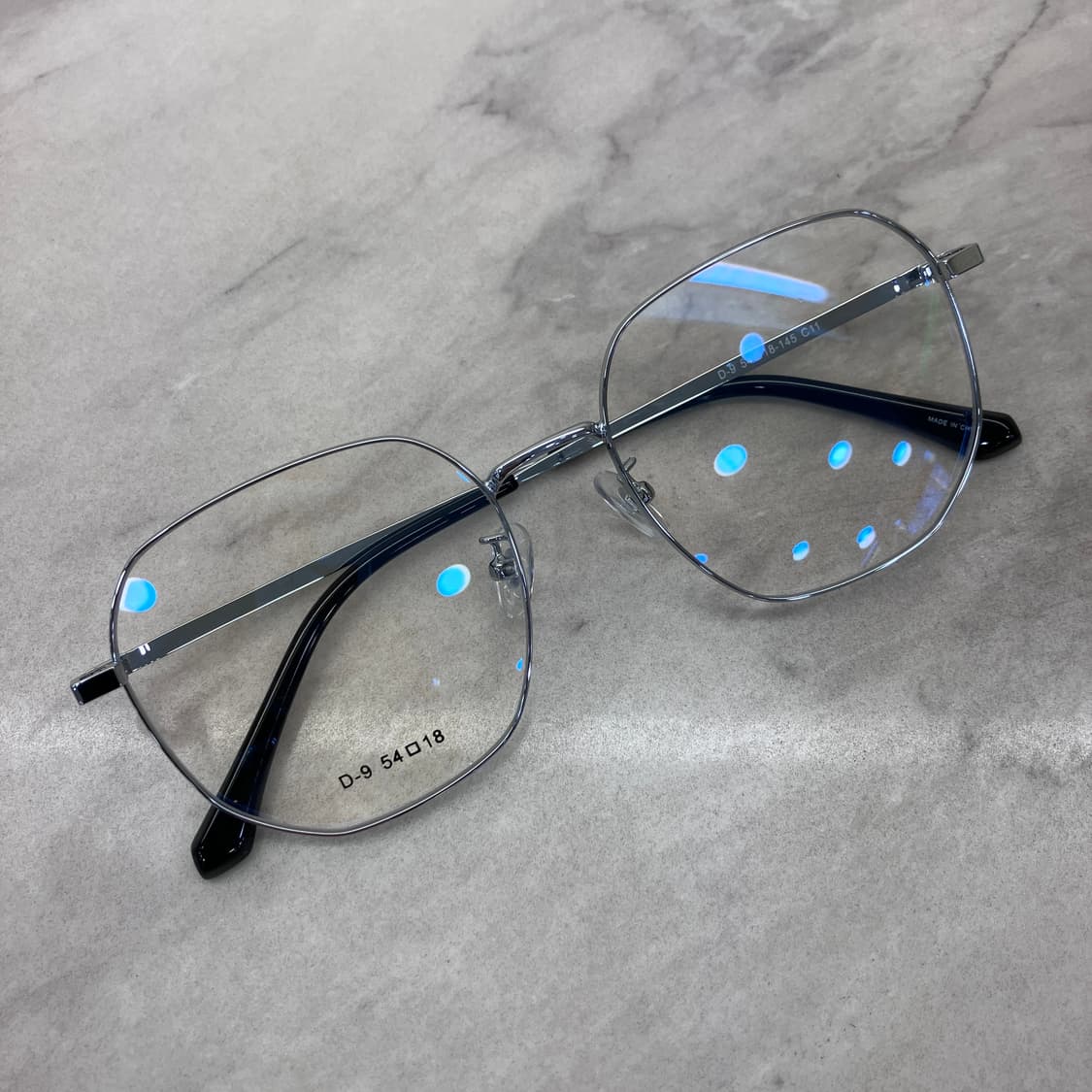 C44 CLD9 실버 웰링턴 메탈테 안경 상품이미지1