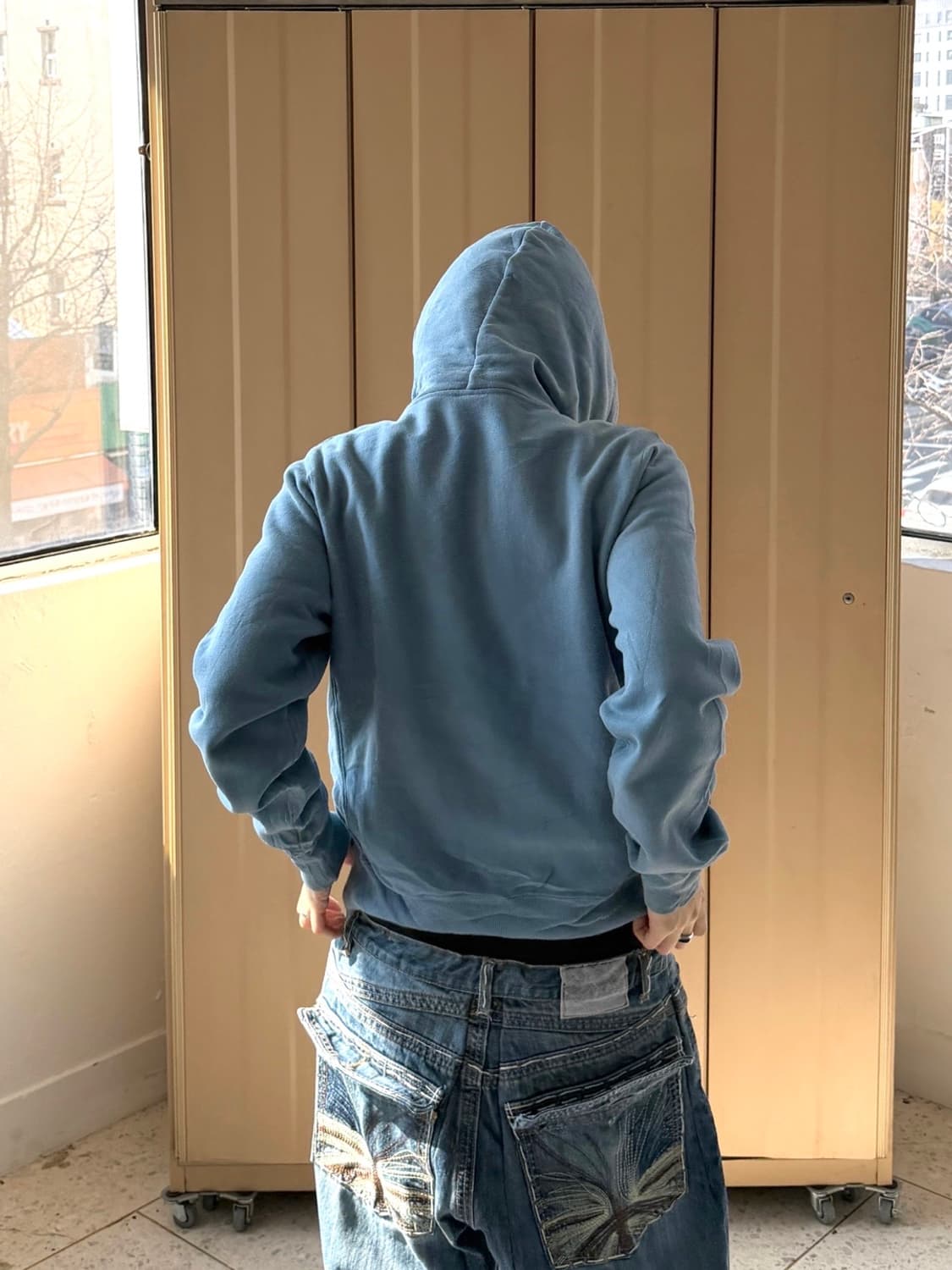 챔피온 리버스위브 후드티 상품이미지4