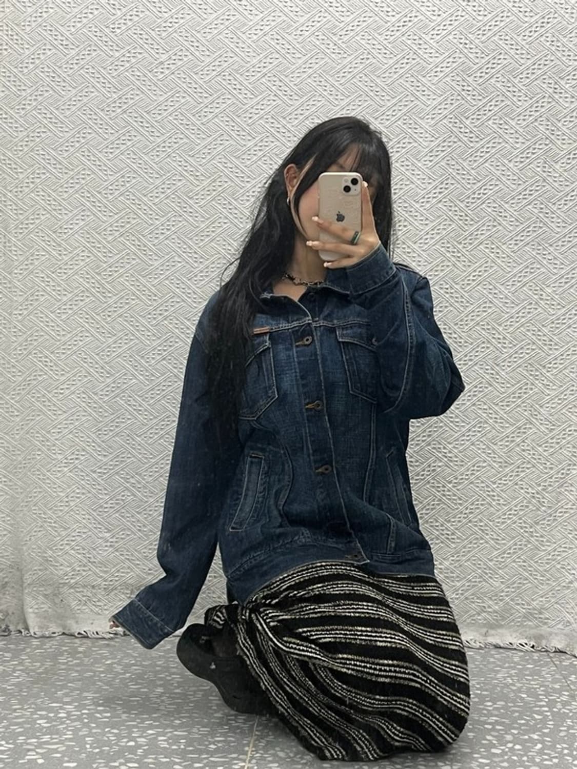 마자플라바 올드스쿨 빈티지 데님 자켓 100 C06420 상품이미지2