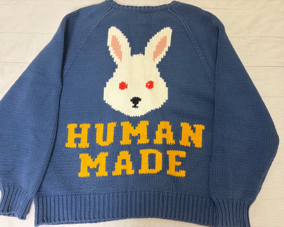 휴먼메이드 토끼 니트 M 상품이미지1