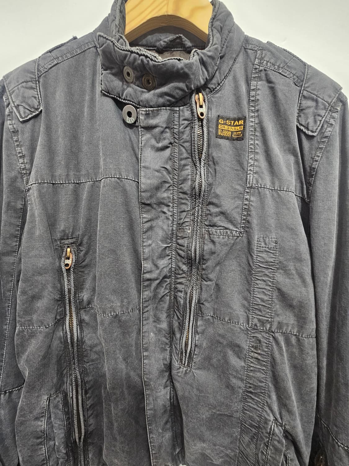지스타로우(G-Star Raw) 빈티지워싱 유틸리티 자켓 M  상품이미지7