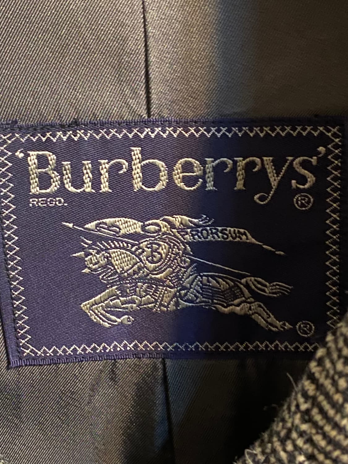 버버리 헤링본 울코트 상품이미지3