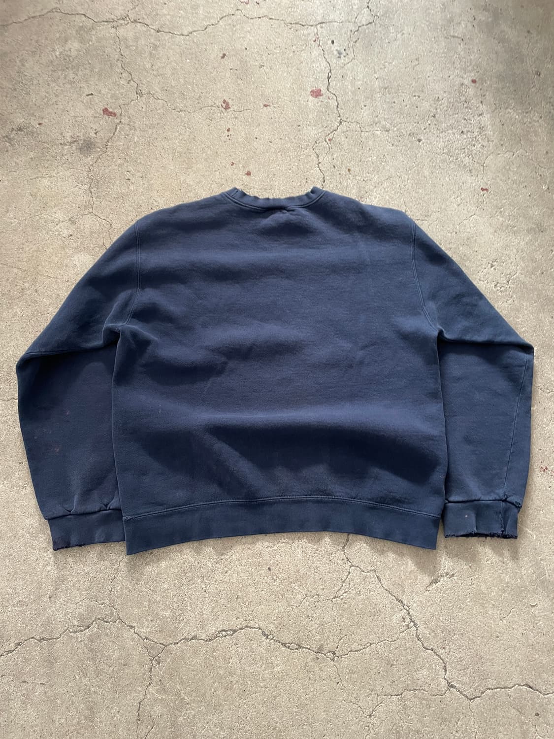 90s Nike Small Swoosh Faded Navy Sweat 상품이미지9