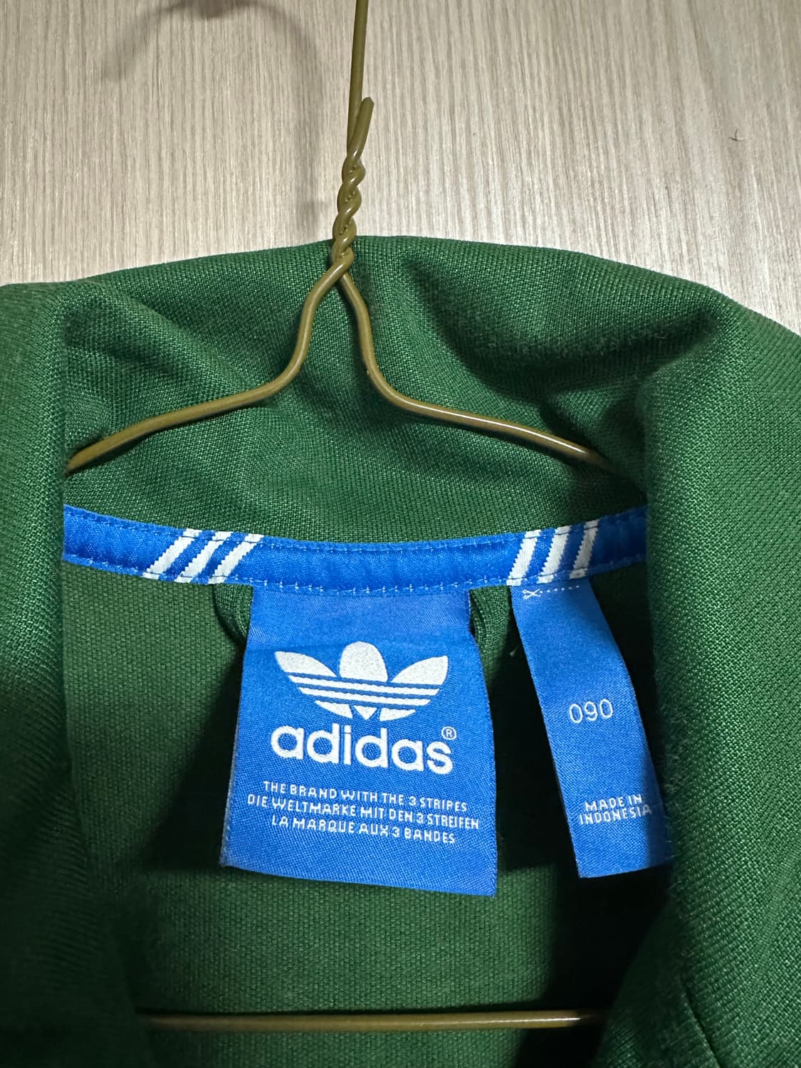 아디다스 삼선 트랙탑 자켓 그린 유로파져지 TT 90 상품이미지2