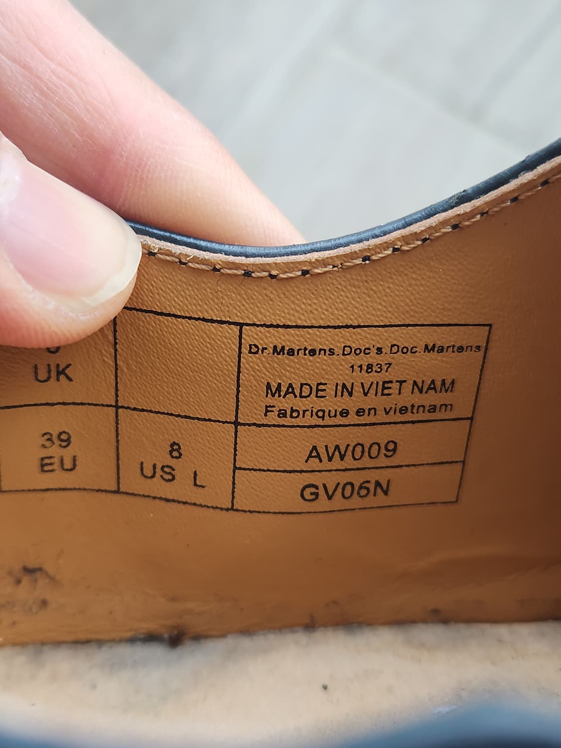 닥터마틴 1461 스무스 네이비 (250) 상품이미지9