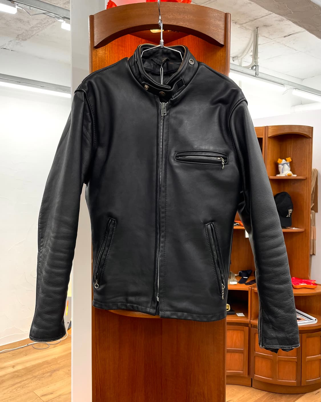 [34] 쇼트 641 레더 라이더 자켓 상품이미지1