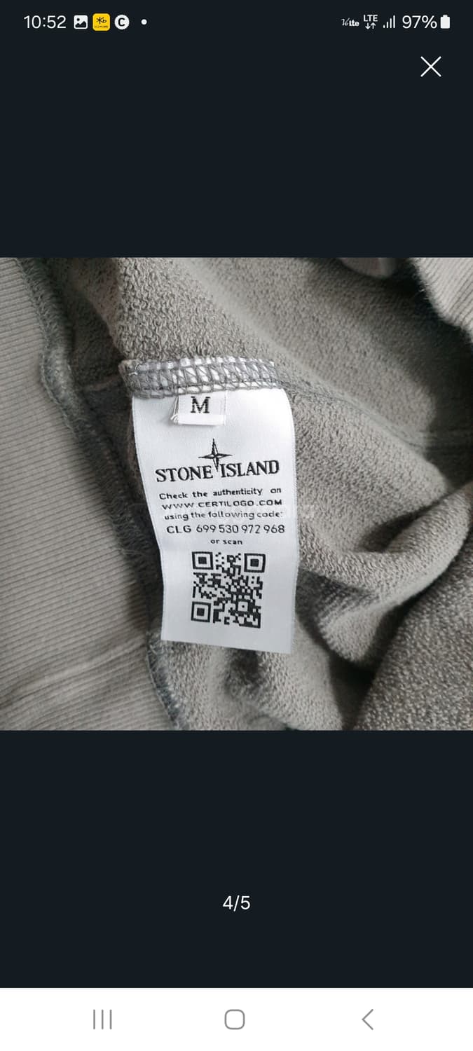 스톤아일랜드 맨투맨.  L/XL 상품이미지4