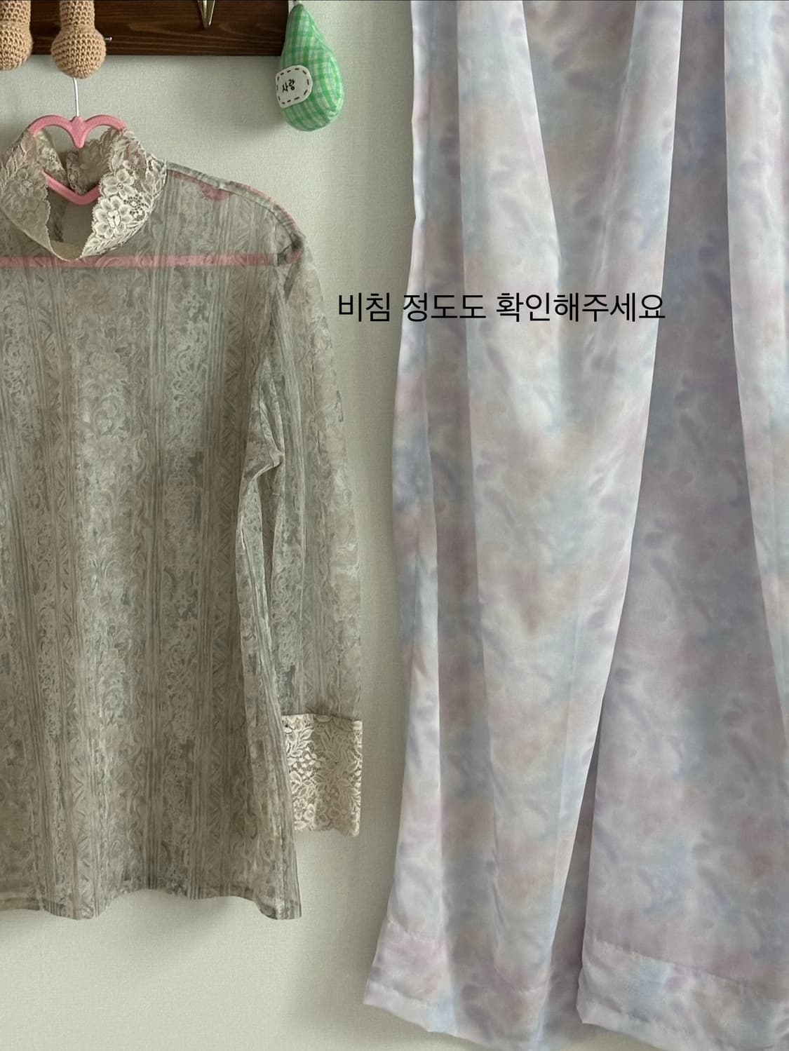 시스루 블라우스 상품이미지2