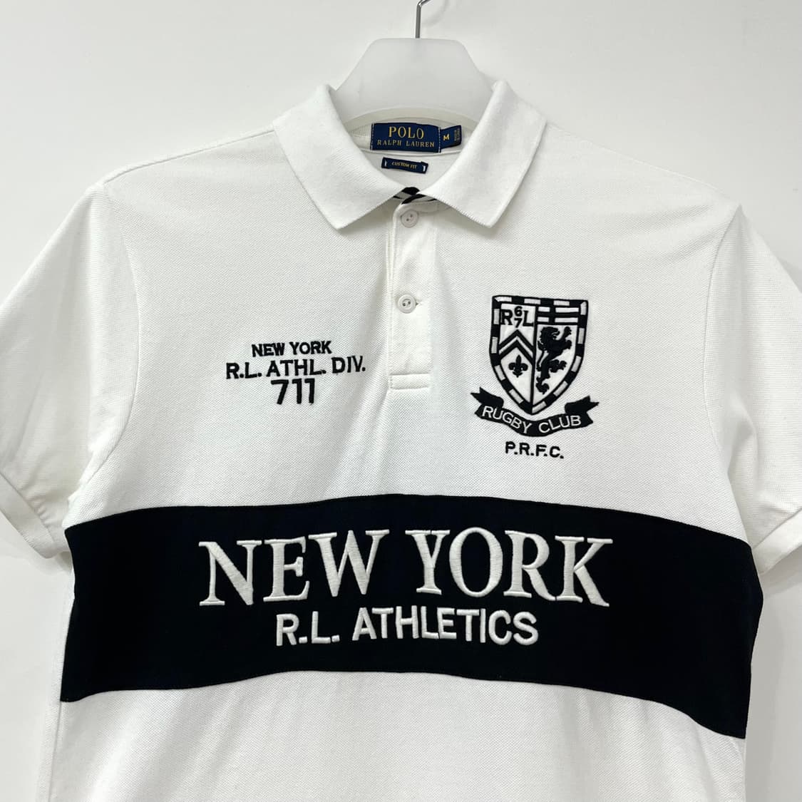 폴로 랄프로렌 뉴욕 럭비클럽 치프키프 카라 반팔 티셔츠 상품이미지4
