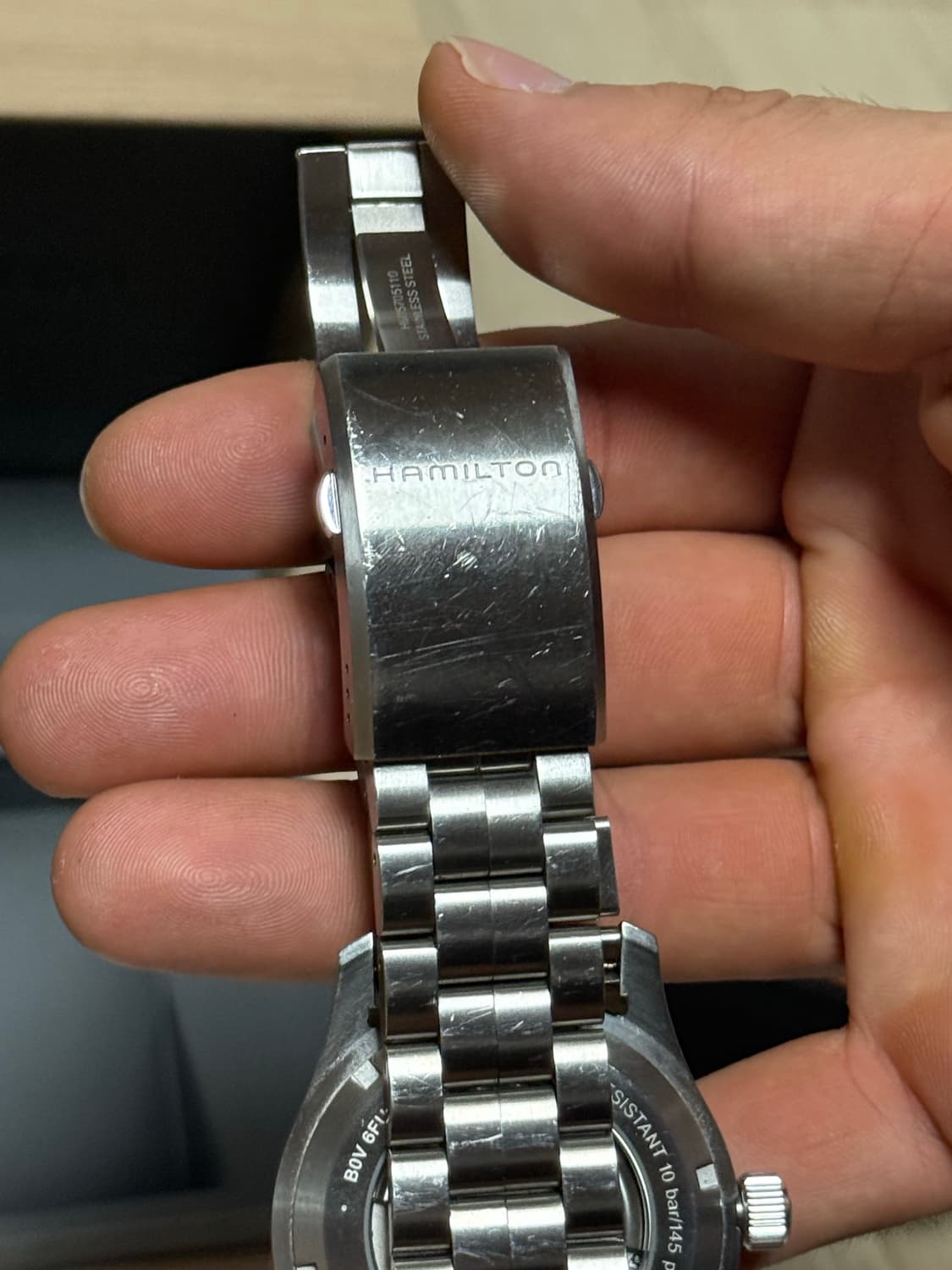 해밀턴 시계 청판 카키필드 오토 42mm H70605140 상품이미지3