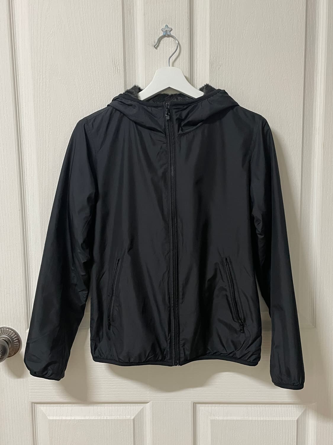 [안감이 전부 보아털🖤] 일본 유니클로 - 보아털 바람막이 상품이미지1