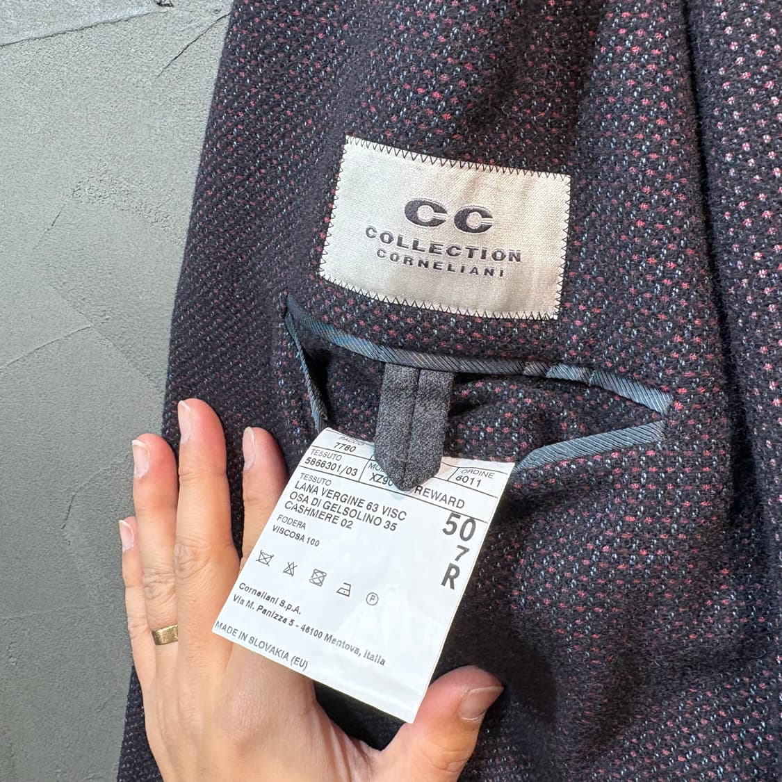 [50] CORNELIANI 꼬르넬리아니 울 블레이저  상품이미지5