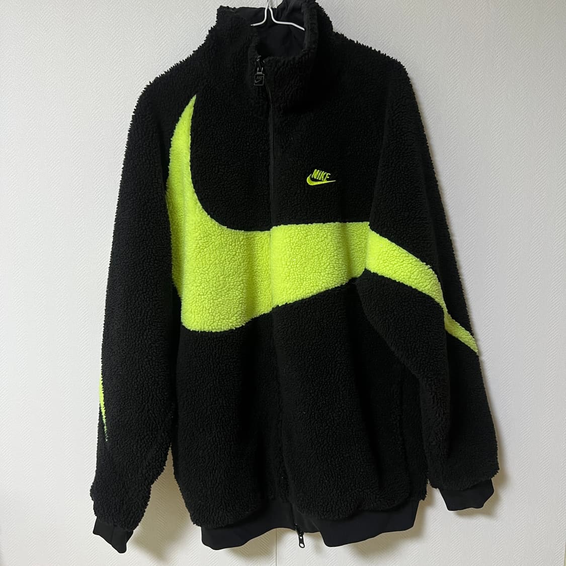 나이키 빅스우시 리버시블 자켓 블랙 볼트 xl 상품이미지1