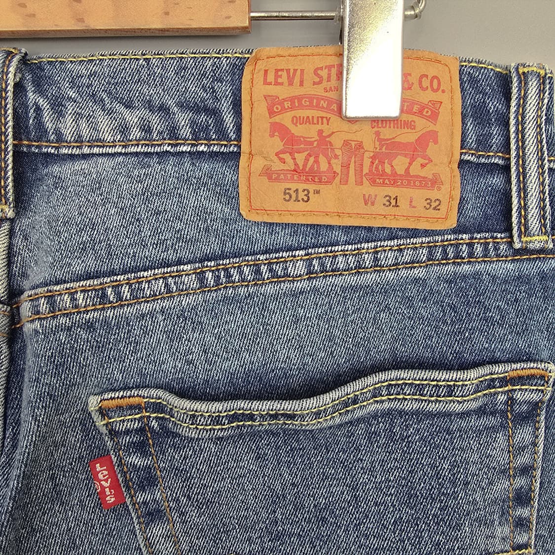 리바이스 Levis 513 슬림 스트레이트 진 W31 L32 상품이미지4