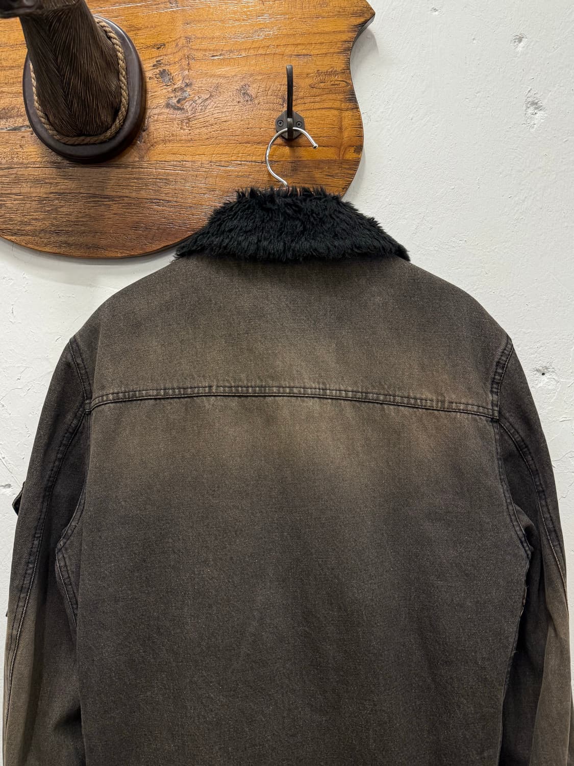 L) PPFM Cotton Fur-Collar Field Jacket 상품이미지6