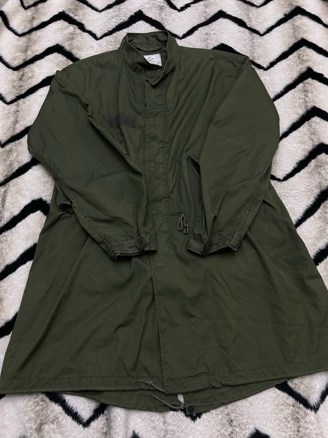 [M]U.S Army M-65 오리지날 피수테일/카키 상품이미지2