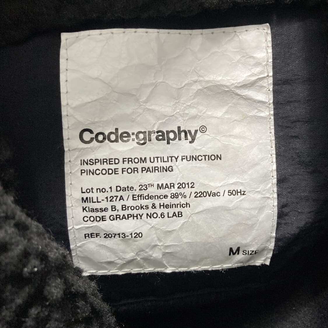 코드그라피 남성 떡볶이 더플 플리스자켓 M  상품이미지4