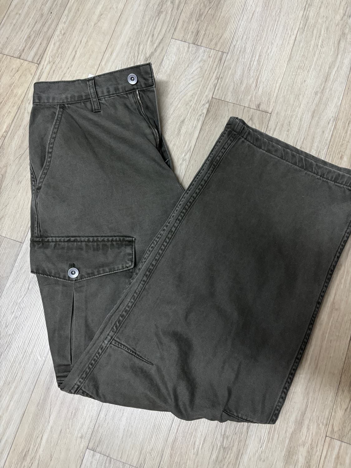 브랜디드 유니폼 카고팬츠 카키 상품이미지2