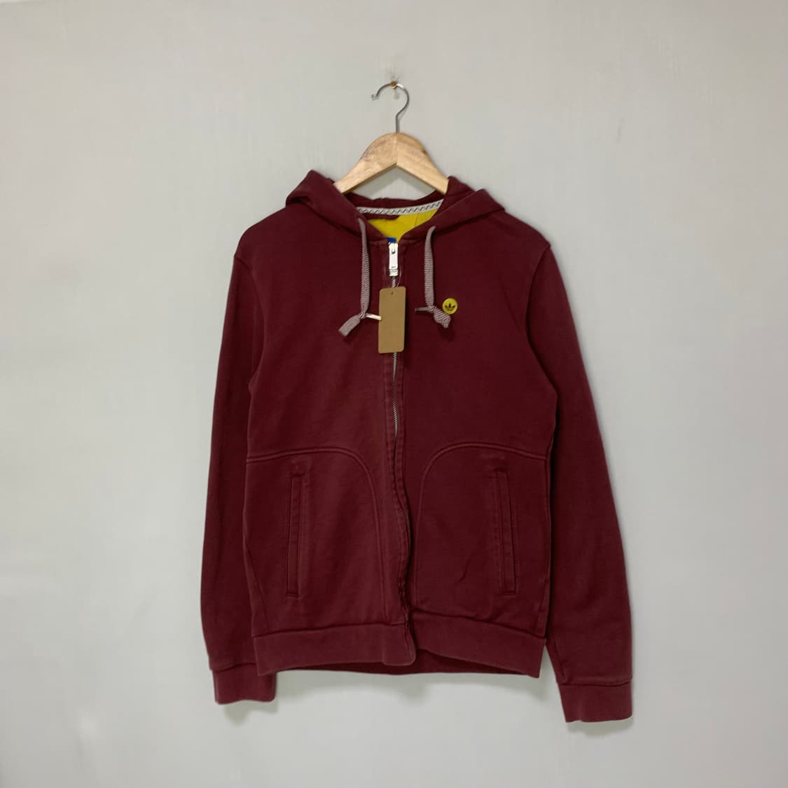 아디다스 버건디 후드집업 빈티지 90 사이즈 상품이미지1