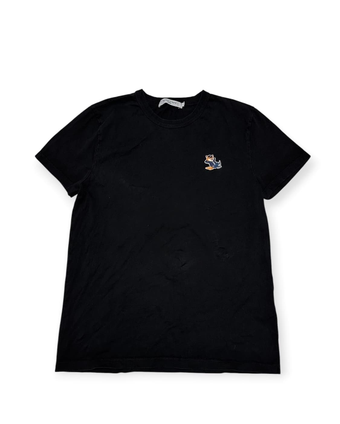 메종키츠네 폭스패치 블랙 반팔티 상품이미지1