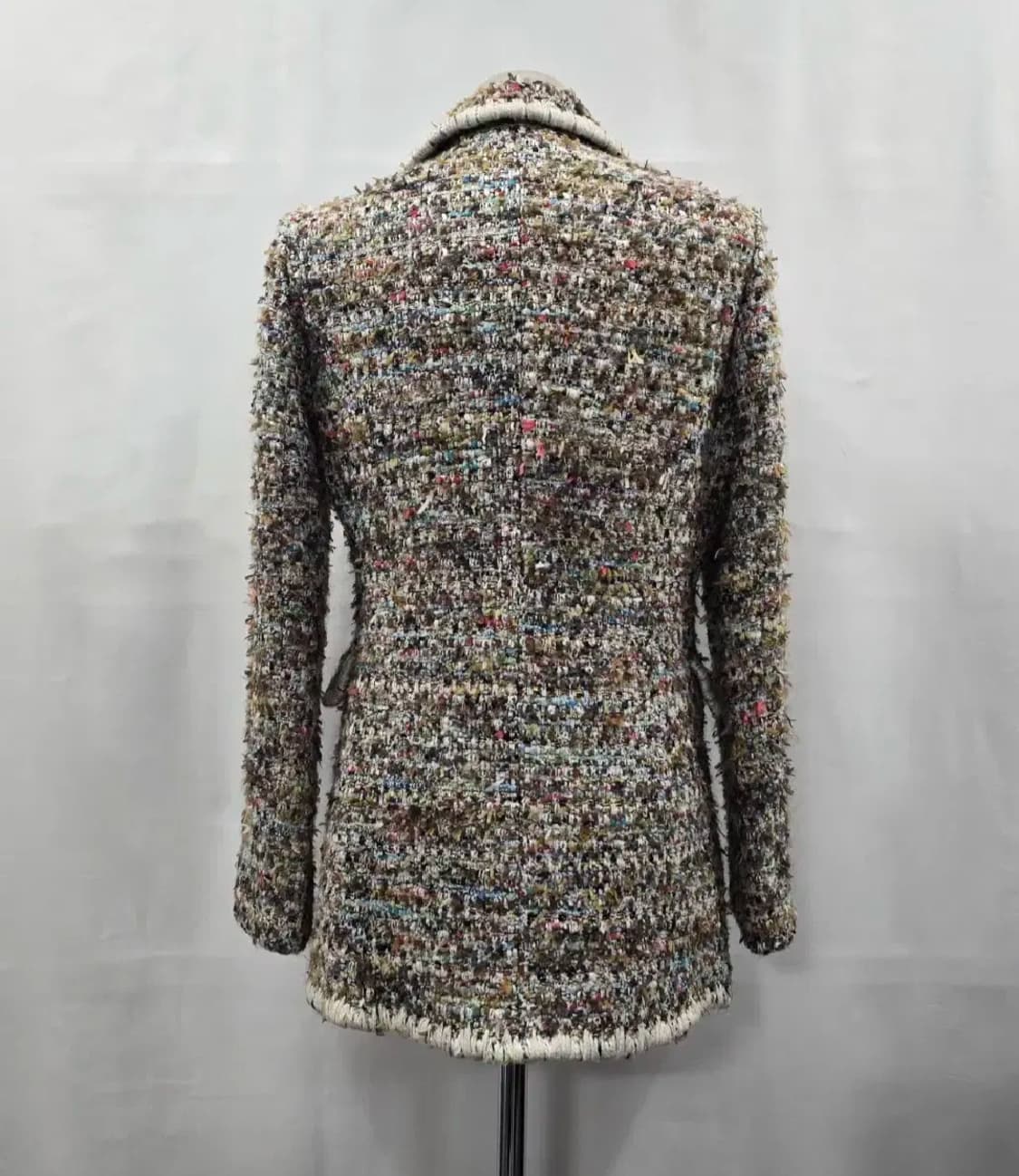 0715 [미니엄] 사이드 자수 파이핑 트위드 자켓 55 상품이미지2