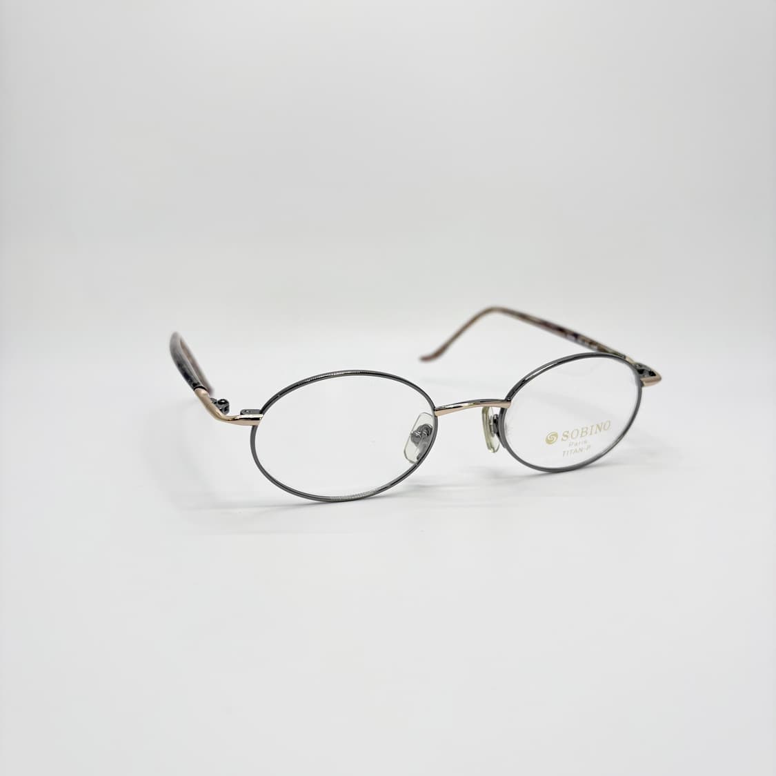 SOBINO 티타늄 그레이 오벌 메탈테 상품이미지2