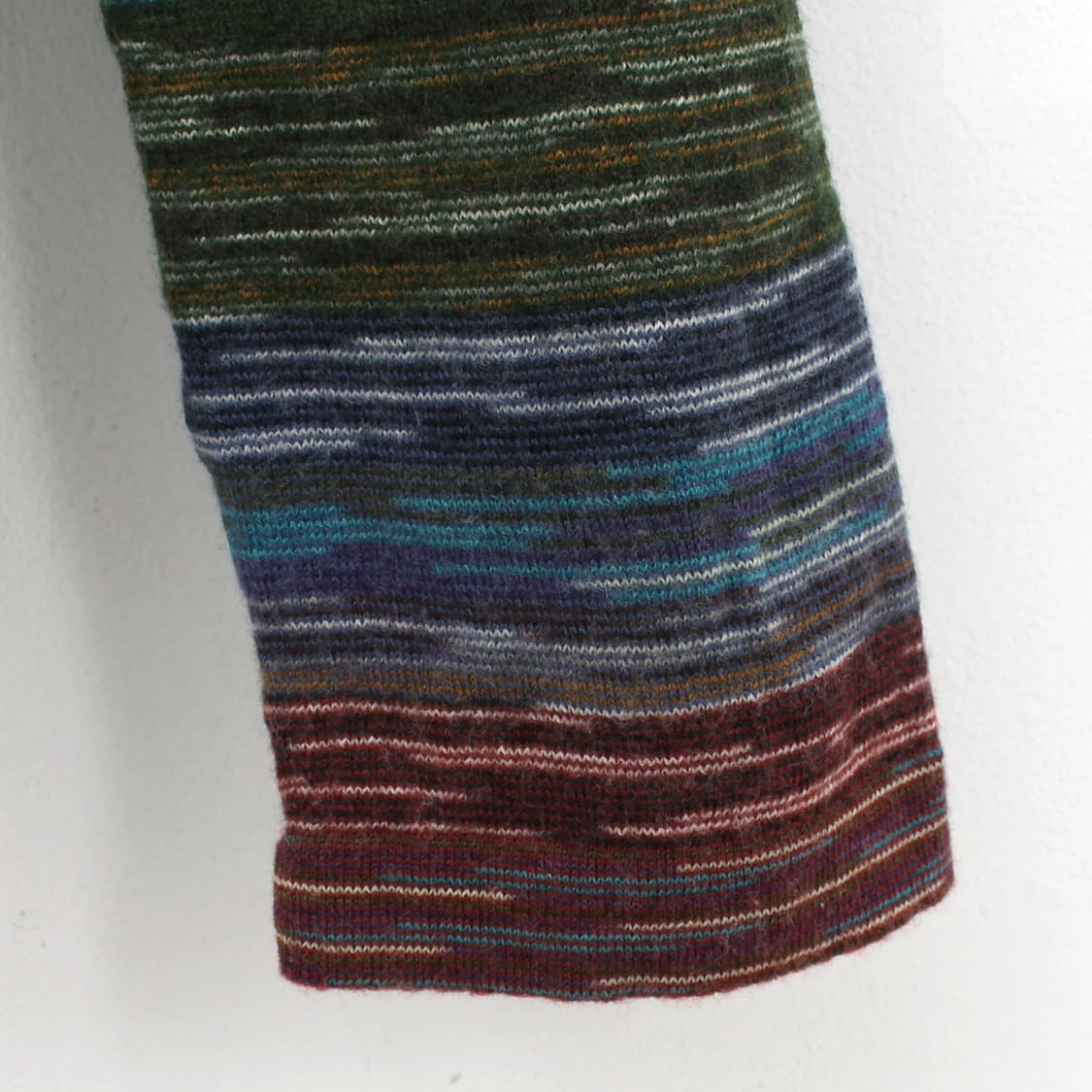 미쏘니 Missoni 패턴 스트라이프 칼라 긴팔 니트 폴리티셔츠 상품이미지5