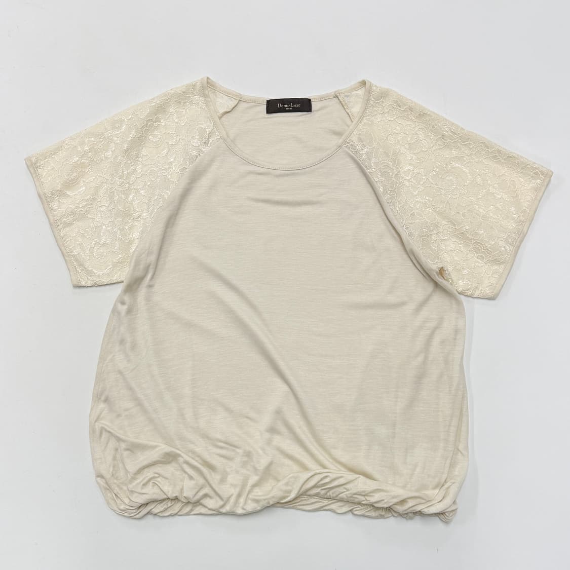 Beams lace panel top 상품이미지2