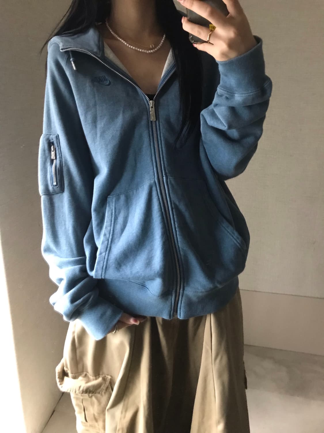 나이키 연하늘 후드집업 상품이미지3