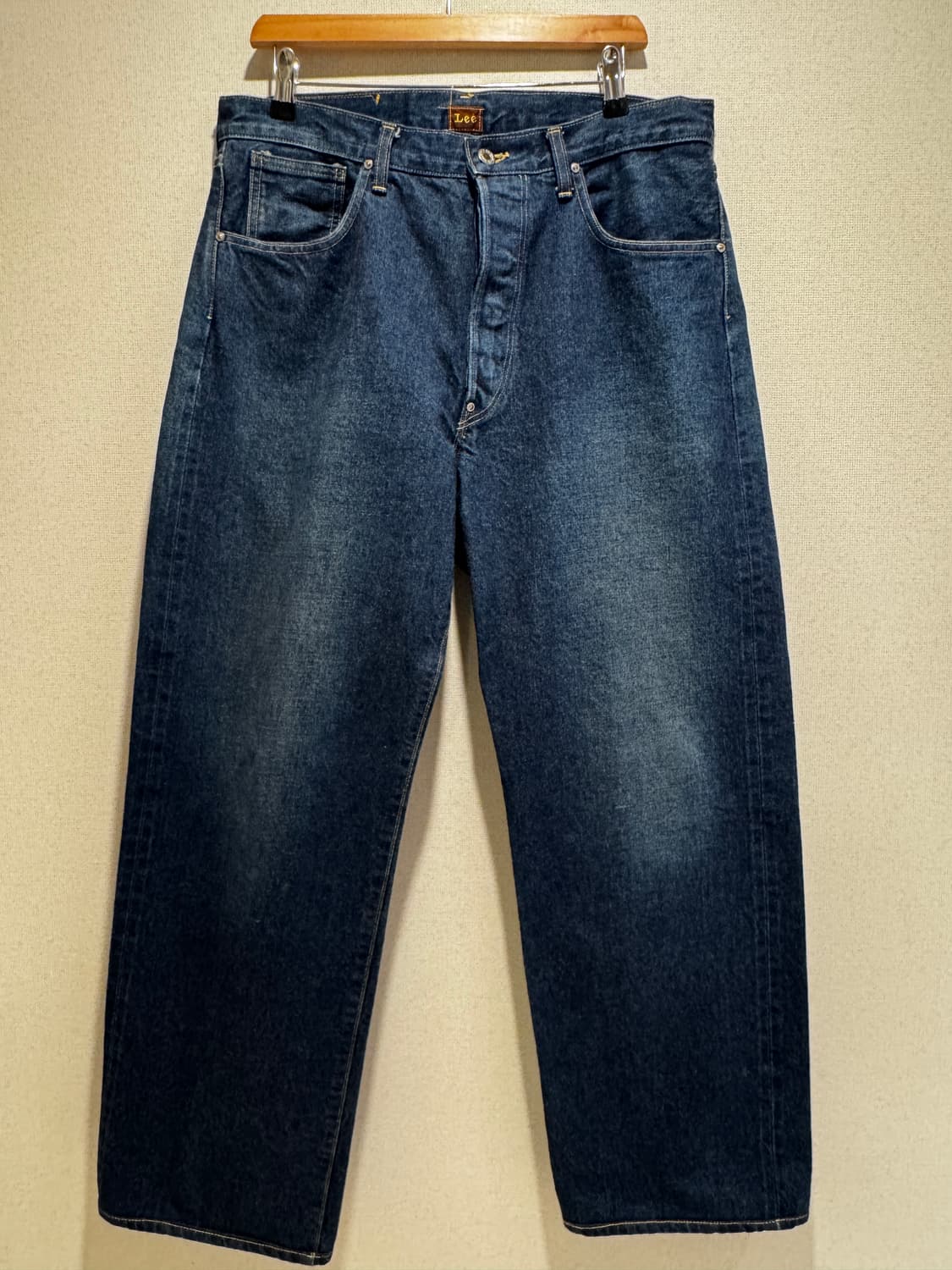 Lee x Scye 카우보이 원워시드 데님팬츠 33사이즈 상품이미지1