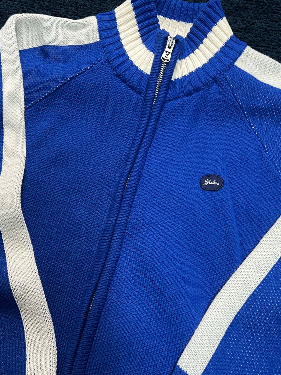 나이스 웨더x예일 니트집업 상품이미지2