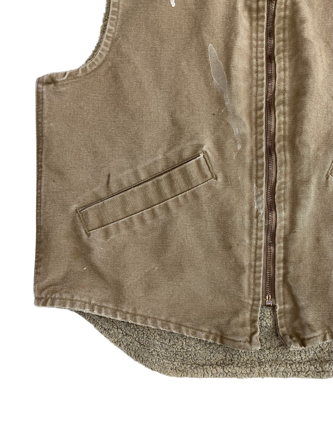 90's 칼하트 덕 캔버스 쉐르파 베스트  상품이미지6