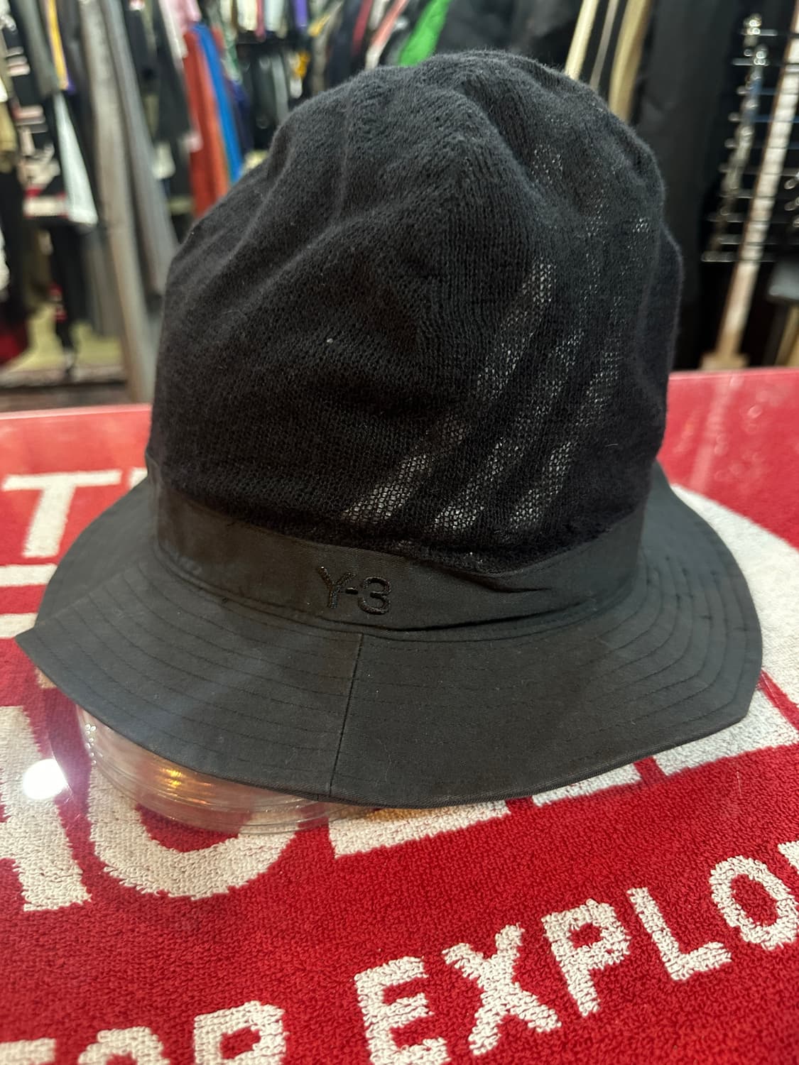 아디다스 요지야마모토 13시즌 니트 버킷햇 상품이미지1